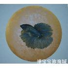李紫玉 蓝孔雀鱼 类别: 中国画/年画/民间美术
